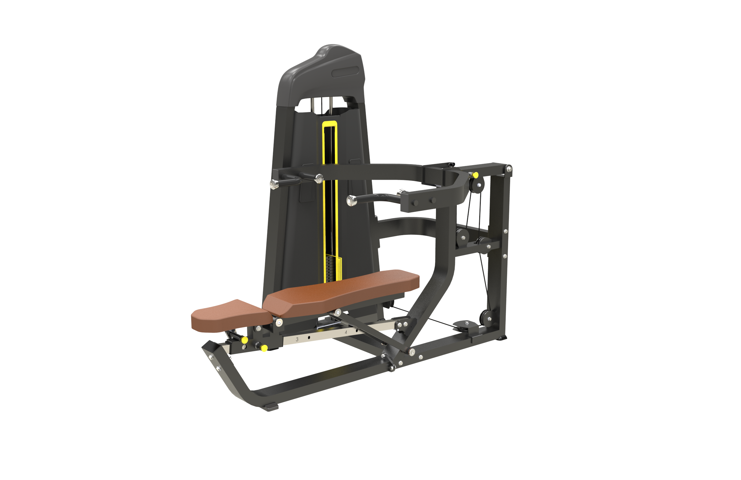 Sediaci na hrudi a stlačený stroj na rameno: vodca k tréningu hrudníka a ramena