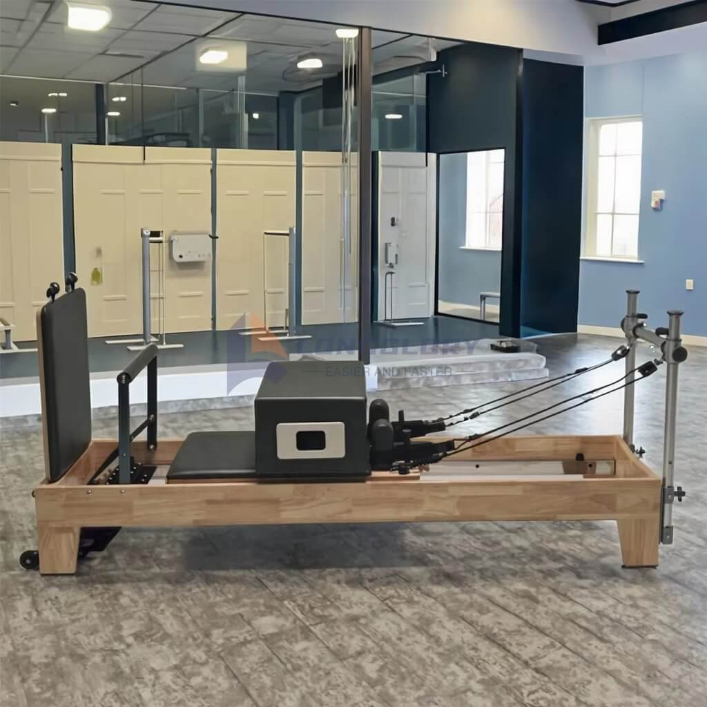 Hliník stúpa reformátor dubových pilates