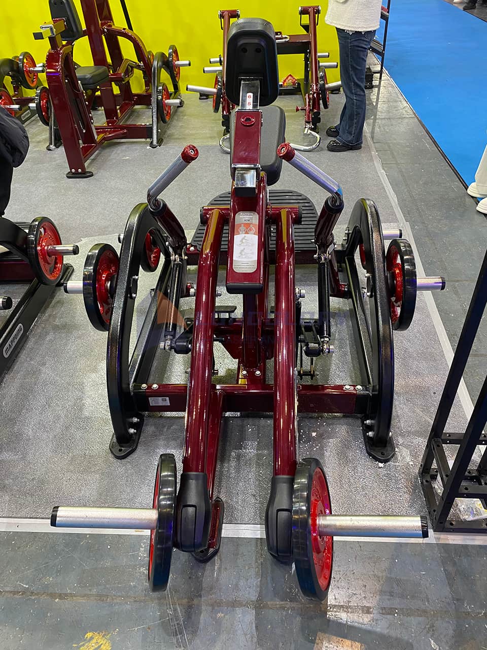 Factory Bodybuilding Sport Commercial Gym Equipment Plate Loaded Strength Machine Back 