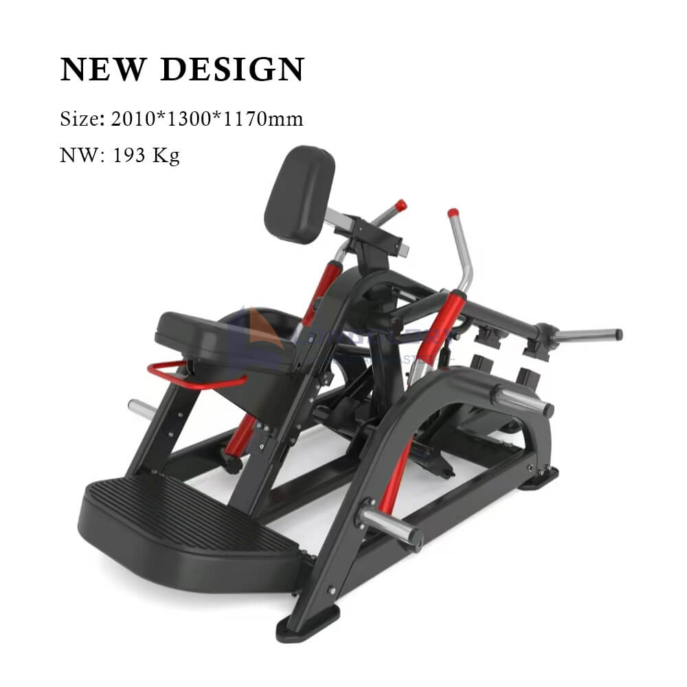 Plate Loaded Strength Machine Back Exercise Seated Row Machine for Workout