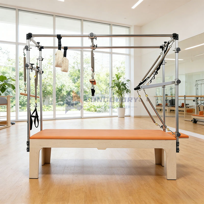 Javorový drevený pilates Cadillac Reformer